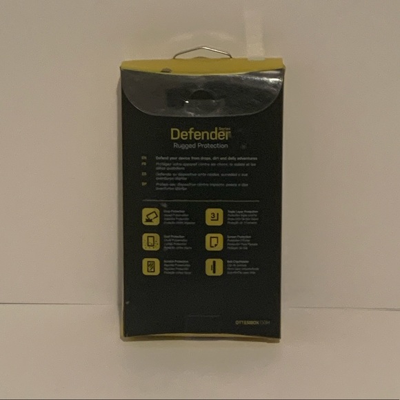 🦦[BRAND NEW] OTTERBOX DEFENDER SERIES BLACK IPHONE 6 PLUS/6S PLUS CASE WITH CLIP - Picture 2 of 6